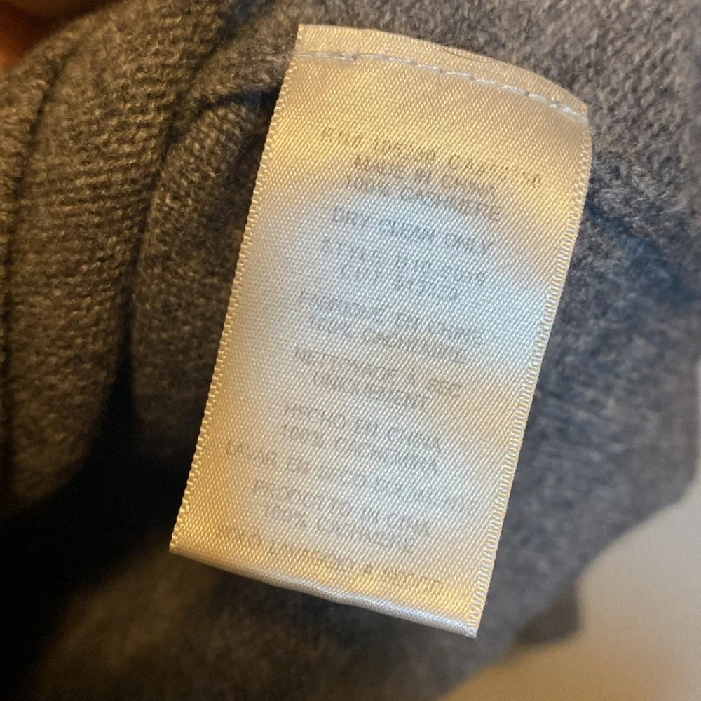 Equipment Delafine 100% Cashmere Sweater Women’s Large Gray - Picture 7 of 13